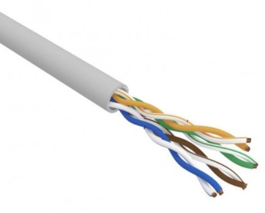 Кабель витая пара U/UTP 5 кат. 4 пары Rexant 02-0005-R 1218511