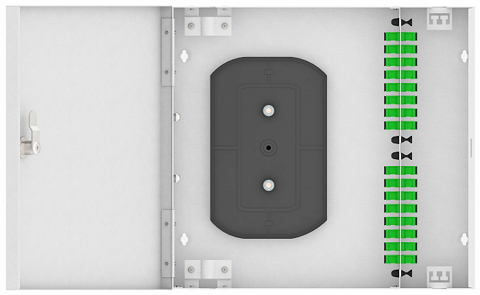 Кросс оптический настенный  TopLAN КРН-Top-16SC/A-OS2-GY 649191