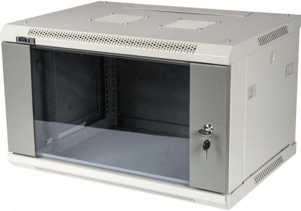 Шкаф настенный 19", 12U TWT TWT-CBWPG-12U-6x4-GY 753318