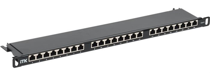 Патч-панель 19" 24xRJ45, STP, Кат. 6 ITK PP24-D05UC06S-D05H 1164674