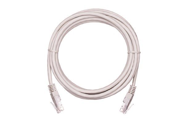 Кабель патч-корд U/UTP 5e кат. 1м Netlan EC-PC4UD55B-BC-PVC-010-GY-10 596238