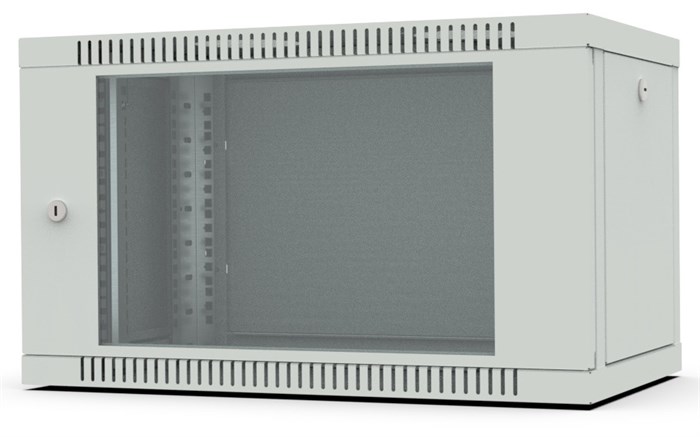 Шкаф настенный 19", 6U Filum FL-WB-0666GM-GY 1201592