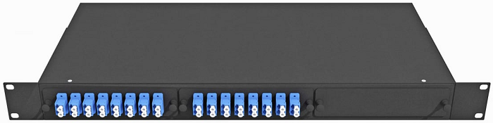 Кросс оптический стоечный  TopLAN КРС-Top-1U-32LC/U-OS2-BK 649034