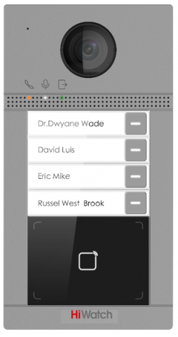 Вызывная панель  HiWatch VDP-D4214W 994899