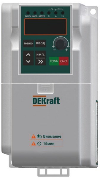 Преобразователь частоты  DEKraft DEKV060G0R75S2B 1151437