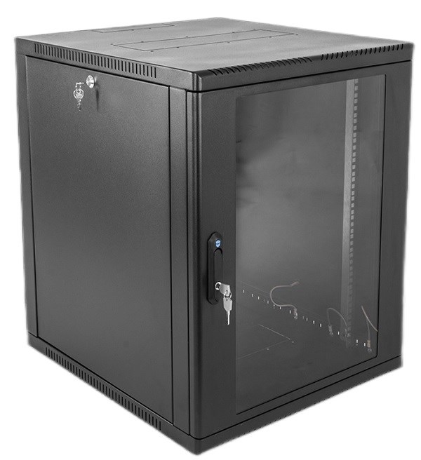 Шкаф настенный 19", 12U ЦМО ШРН-12.350-9005 1138745