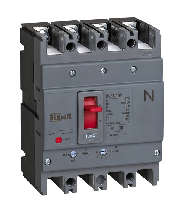 Автоматический выключатель в литом корпусе  DEKraft 28113DEK 1148705