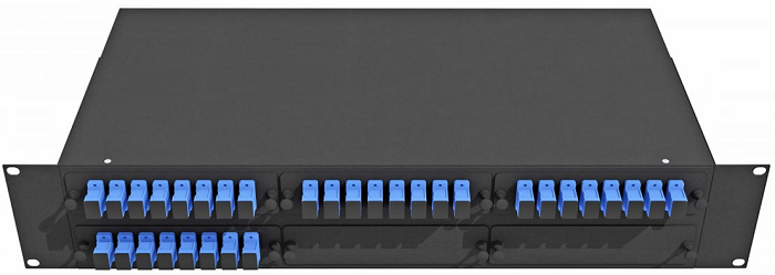 Кросс оптический стоечный  TopLAN КРС-Top-2U-32SC/U-OS2-BK 649038