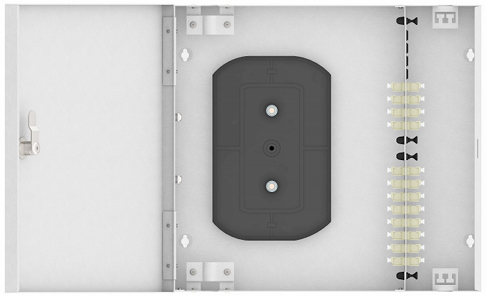 Кросс оптический настенный  TopLAN КРН-Top-24LC/U-OM2-GY 649200