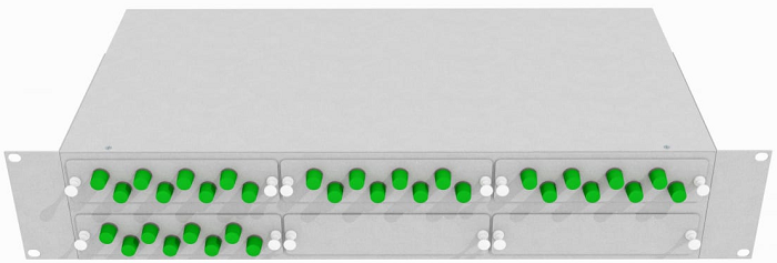 Кросс оптический стоечный  TopLAN КРС-Top-2U-32FC/A-OS2-GY 649026