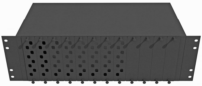 Кросс оптический стоечный  TopLAN КРС-Top-3U-64FC/ST-BK 649083