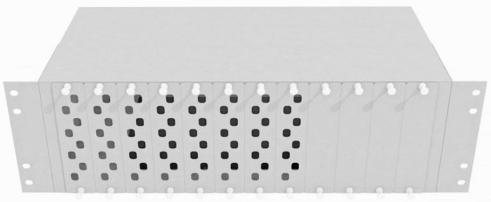 Кросс оптический стоечный  TopLAN КРС-Top-3U-64FC/ST-GY 649082