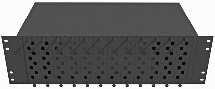 Кросс оптический стоечный  TopLAN КРС-Top-3U-96FC/ST-BK 649124