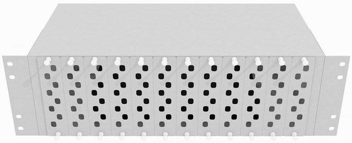 Кросс оптический стоечный  TopLAN КРС-Top-3U-96FC/ST-GY 649123