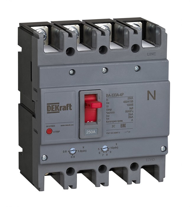 Автоматический выключатель в литом корпусе  DEKraft 28126DEK 1148713