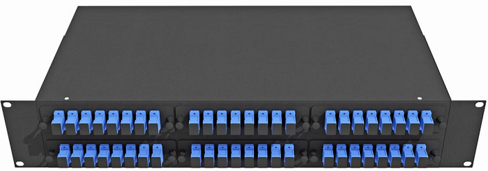 Кросс оптический стоечный  TopLAN КРС-Top-2U-48SC/U-OS2-BK 649075