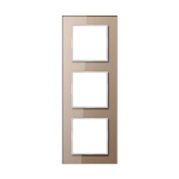 Рамка  Jung AC583GLCH 852601