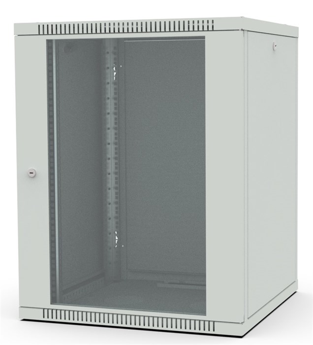 Шкаф настенный 19", 15U Filum FL-WB-1566GM-GY 1201595