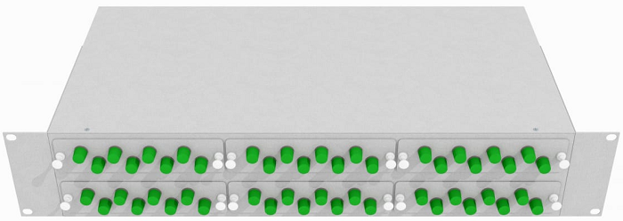 Кросс оптический стоечный  TopLAN КРС-Top-2U-48FC/A-OS2-GY 649061