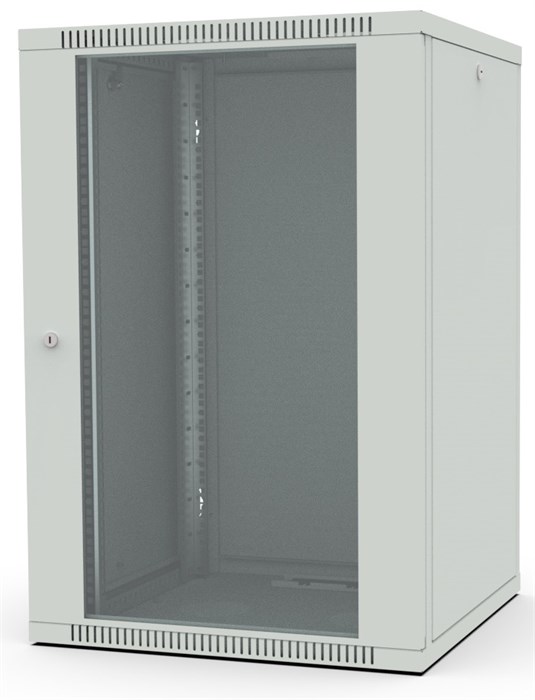 Шкаф настенный 19", 18U Filum FL-WB-1866GM-GY 1201597