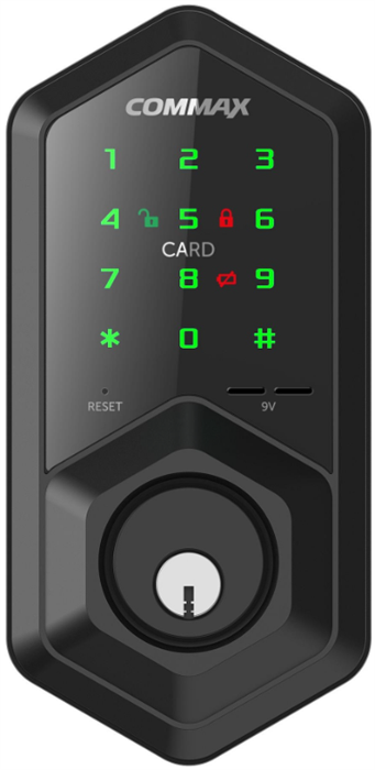 Замок  COMMAX CDL-107U BLK 1009541