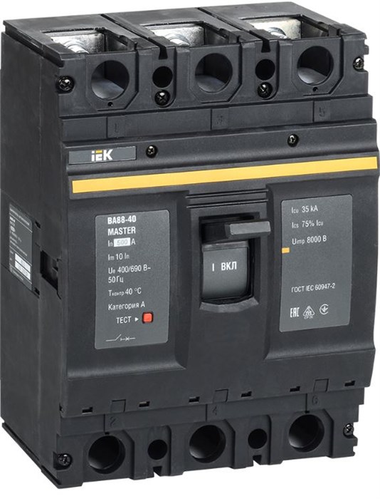 Автоматический выключатель в литом корпусе  IEK SVA50-3-0500-02 1147547