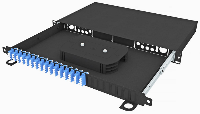 Кросс оптический стоечный  TopLAN КРСв-Top-1U-64LC/U-OS2-BK 649169