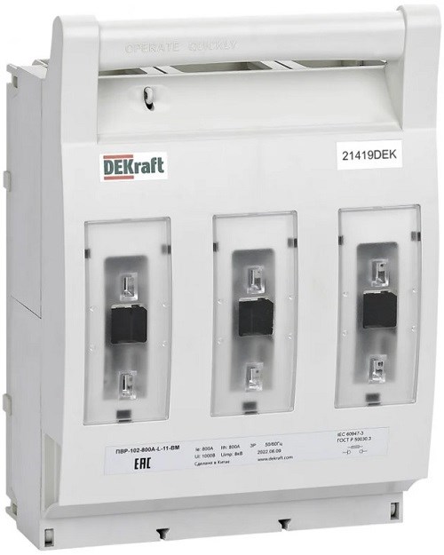 Предохранитель-выключатель-разъединитель  DEKraft 21418DEK 1168827