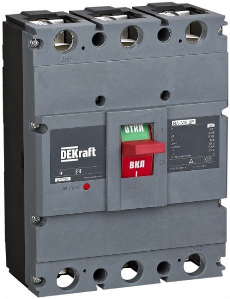 Автоматический выключатель в литом корпусе  DEKraft 22765DEK 1148732