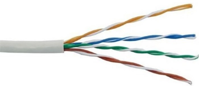 Кабель витая пара S/FTP 6 кат. 4 пары Lanmaster LAN-6ESFTP-HFLT-GY 1240475