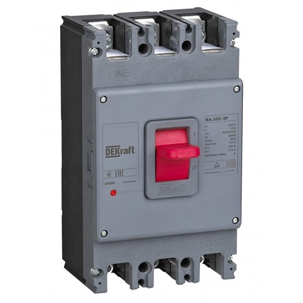 Автоматический выключатель в литом корпусе  DEKraft 22763DEK 1148730