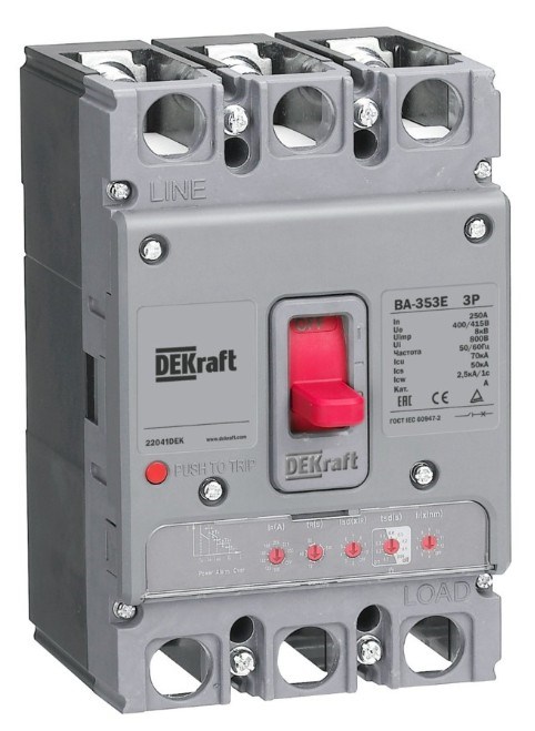 Автоматический выключатель в литом корпусе  DEKraft 22661DEK 1148691