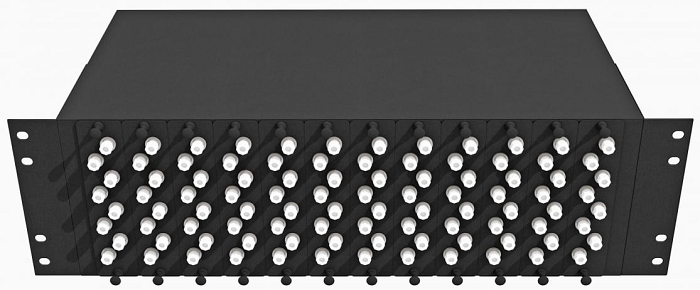 Кросс оптический стоечный  TopLAN КРС-Top-3U-96FC/U-OM2-BK 649126