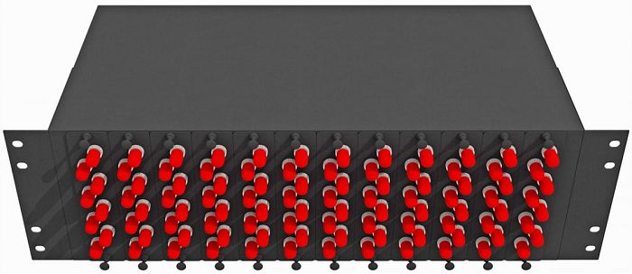Кросс оптический стоечный  TopLAN КРС-Top-3U-96ST/U-OS2-BK 649144