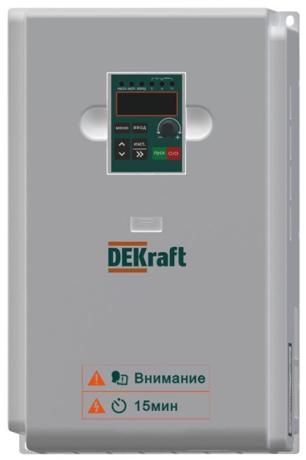 Преобразователь частоты  DEKraft DEKV060G011P015T4B 1108745