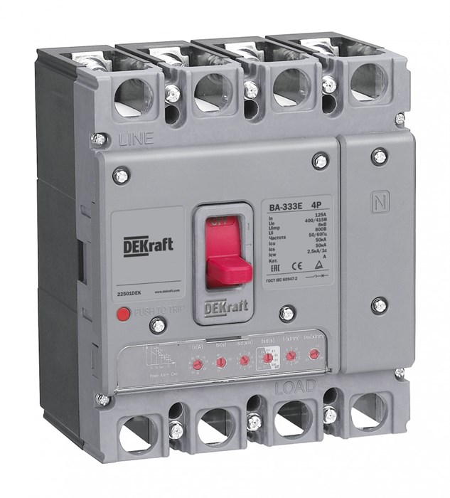 Автоматический выключатель в литом корпусе  DEKraft 22497DEK 1148679