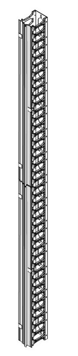 Кабельный организатор  Eurolan 60A-18-48-01-22BL 1079511