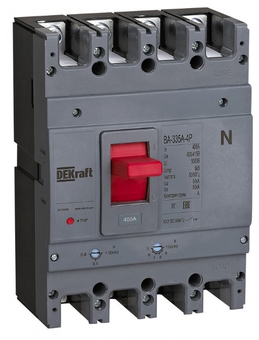 Автоматический выключатель в литом корпусе  DEKraft 28131DEK 1148718