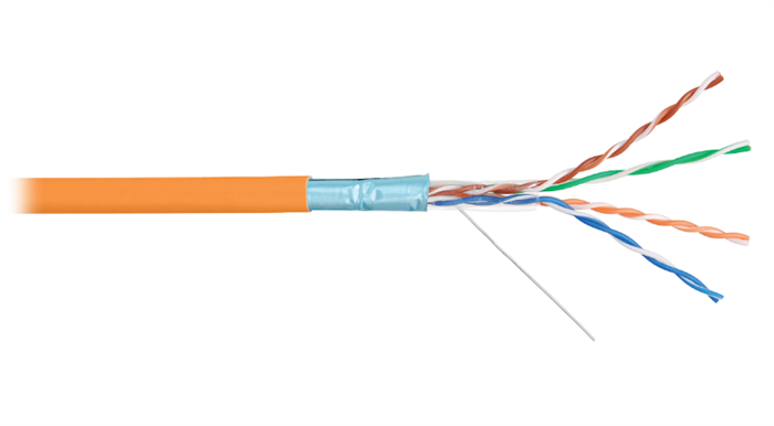 Кабель витая пара F/UTP 5e кат. 4 пары NikoMax NMC 9200C-OR 1093628