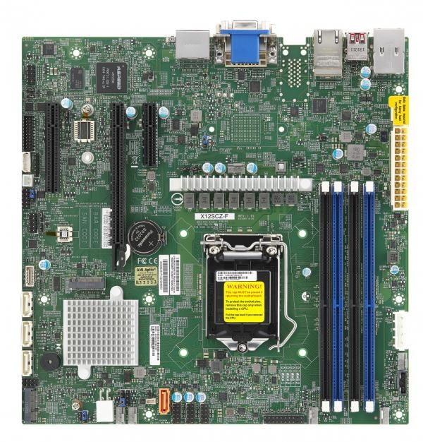 Материнская плата mATX Supermicro MBD-X12SCZ-F-O 817850