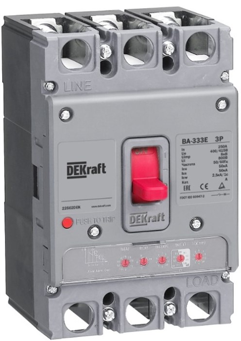 Автоматический выключатель в литом корпусе  DEKraft 22503DEK 1148681