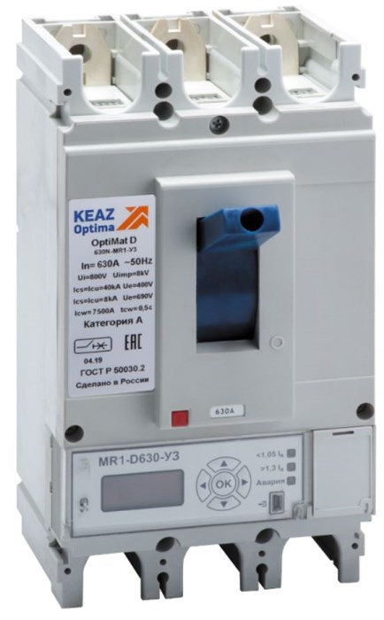 Автоматический выключатель в литом корпусе КЭАЗ 279890 1140002