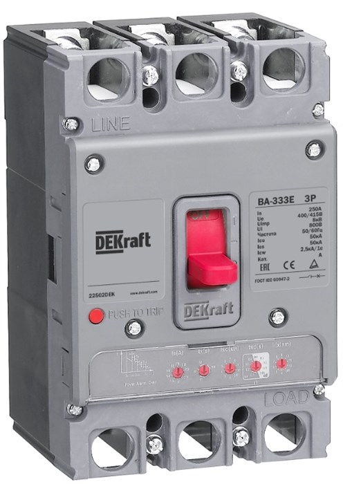 Автоматический выключатель в литом корпусе  DEKraft 22507DEK 1148683
