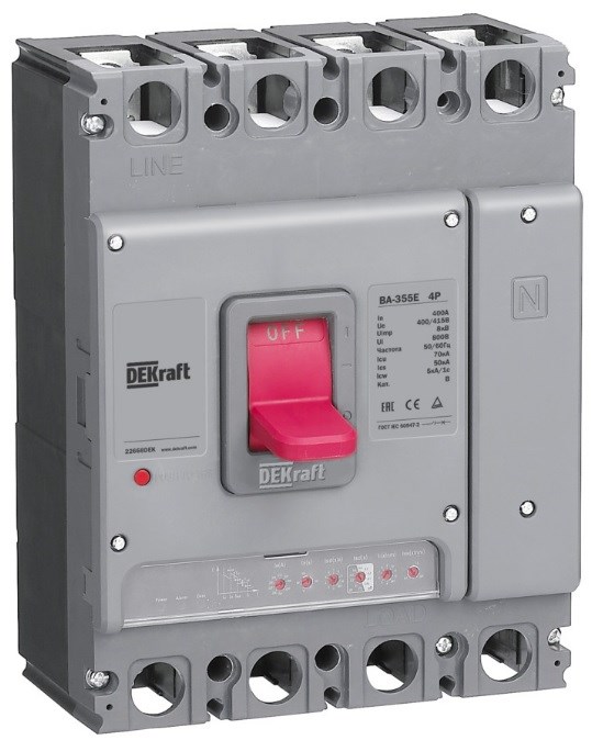 Автоматический выключатель в литом корпусе  DEKraft 22670DEK 1165121