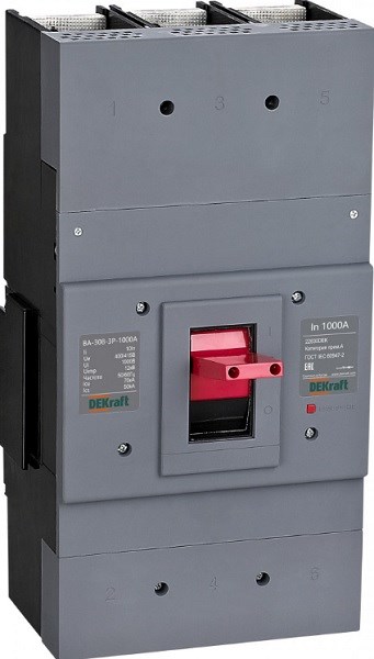 Автоматический выключатель в литом корпусе  DEKraft 22831DEK 1148778