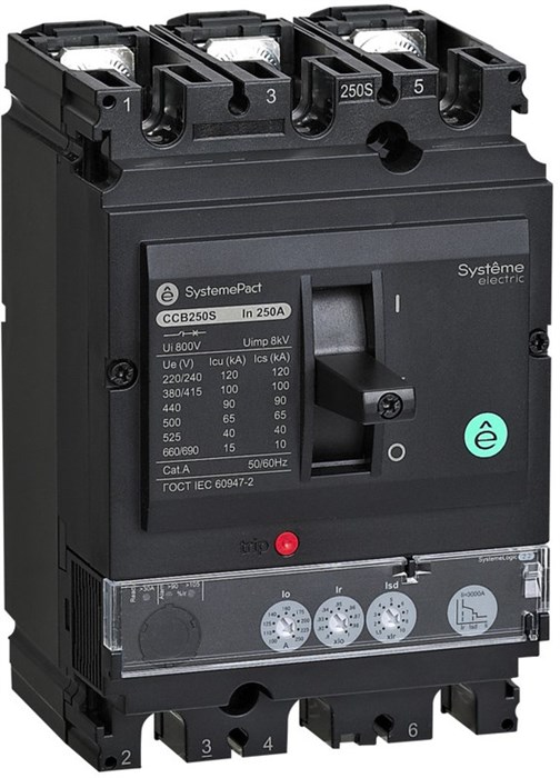 Автоматический выключатель в литом корпусе  Systeme Electric SPC250F25022L3DF 1149633