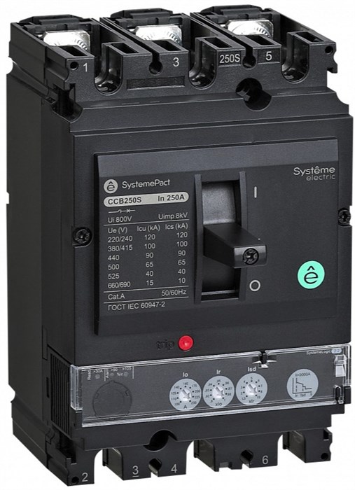 Автоматический выключатель в литом корпусе  Systeme Electric SPC100N10022L4DF 1149507