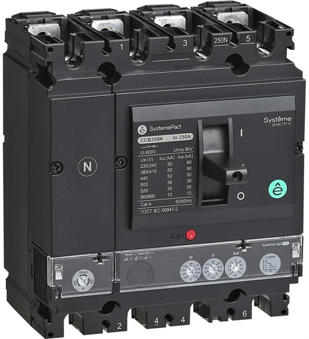 Автоматический выключатель в литом корпусе  Systeme Electric SPC250F25022L4DF 1149634