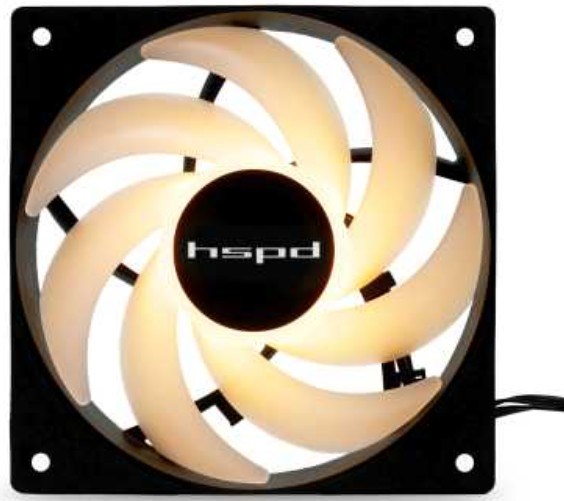 Вентилятор для корпуса HSPD M1-1201BK-ARGB 1165103