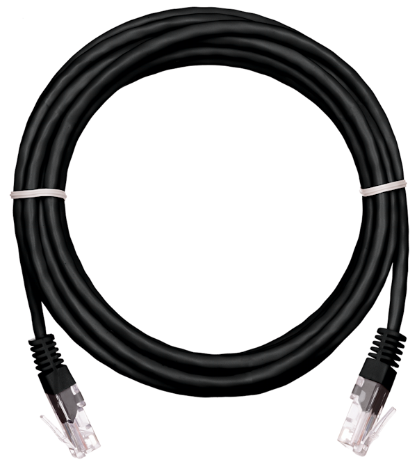Кабель патч-корд U/UTP 5e кат. 1.5м Netlan EC-PC4UD55B-BC-PVC-015-BK-10 956862